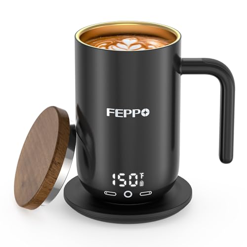 Feppo Heated Mug with Titanium Coating
